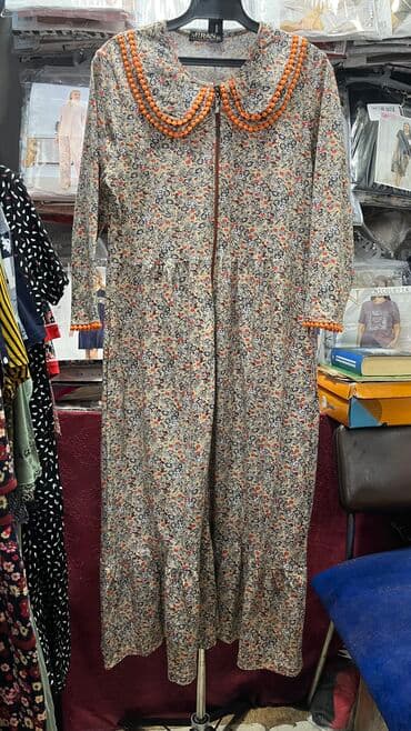 домашние халаты больших размеров: Летний халат 100%хлопок. Размеры 42 до 60 Адрес: рынок Орто-Сай — 7