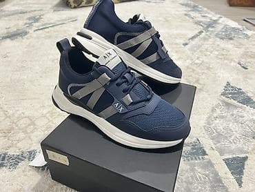 чехол на хр: Мужские кроссовки, 43, Armani Exchange, Новый, цвет - Синий — 1