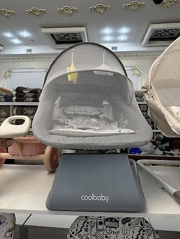 конь качалка: Люлька, Качалка, Металл, цвет - Серый — 2