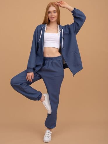 купить спортивный костюм женский недорого от производителя: Материал двойной оксфорд. Размер стандарт 42-44-46. Стильный и тёплый — 5