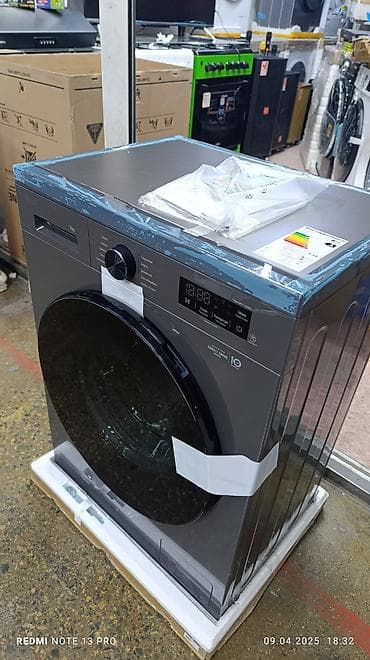 Кир жуучу автомат машина, Жаңы, LG, 7 кг чейин, Фронталдык, Дүңүнөн — 9