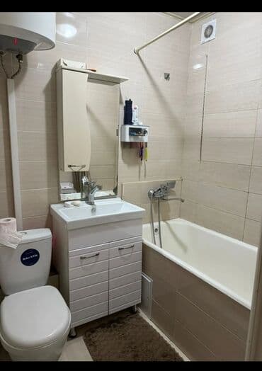 купить квартиру в 12 микрорайоне бишкек: 2 комнаты, 46 м², 104 серия, 1 этаж, Евроремонт — 4