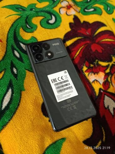 mi 9a: Poco X6 Pro 5G, Б/у, 256 ГБ, цвет - Черный, 2 SIM — 1