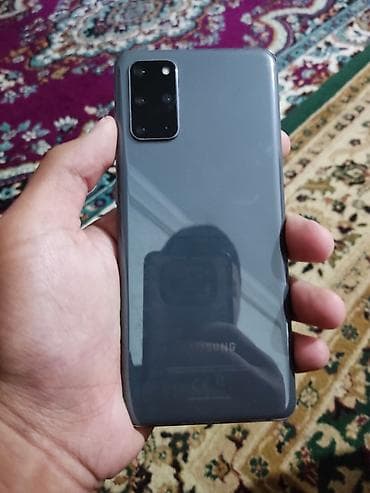 gala: Samsung Galaxy S20 Plus, Б/у, 128 ГБ, цвет - Серебристый, 1 SIM, eSIM — 1