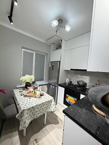 105: 2 комнаты, 50 м², Джал мкр (в т.ч. Верхний, Нижний, Средний) 105 серия, 5 этаж, Евроремонт — 3