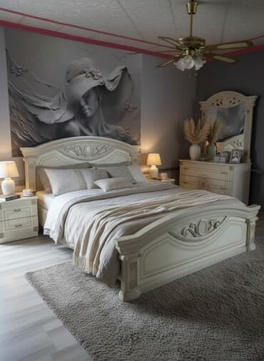 изготовление корпусной мебели: Продаётся индонезийский спальный гарнитур в отличном состоянии цвет — 1