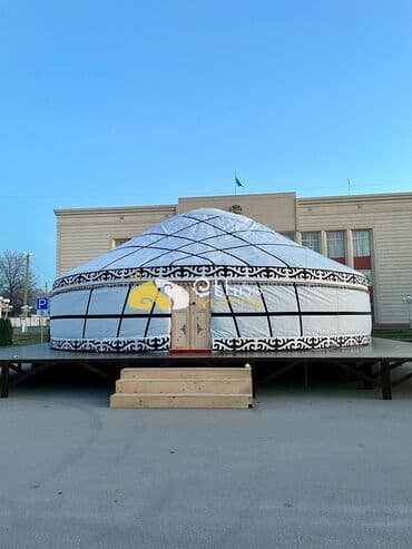 Металлическая юрта диаметром 10метров Площадь 78,5м2 Каркас из at lalafo.kg Металлическая юрта диаметром 10метров Площадь 78,5м2 Каркас из