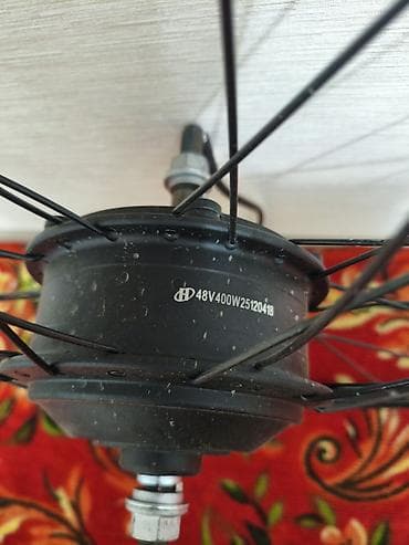 Спорт и хобби: Электроколесо 48V 400W (переднее/заднее) с контроллером и проводкой — 2