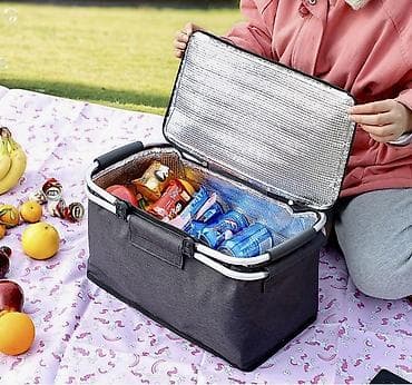 сумка термо: Складная изотермическая корзина для пикника - Назначение: хранение и — 2