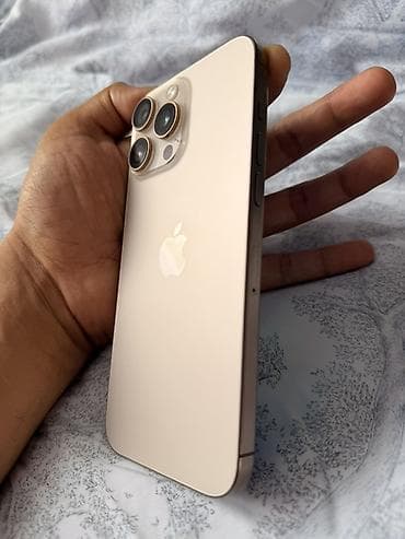 12 pro: IPhone 16 Pro Max, Б/у, 256 ГБ, Desert Titanium, Коробка, 92 % — 6