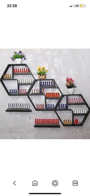 одежда для бокса: Столы стулья,Настенные стеллажи-органайзеры для лаков и косметики - — 9