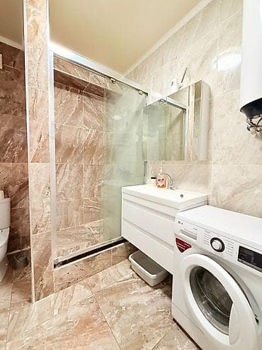 Батирлер: 2 бөлмө, Душ кабинасы, Жаздык, жууркан-төшөк каптары, Кондиционер — 10