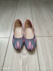 Балетки женские, закрытый носок, без каблука. - Материал верха