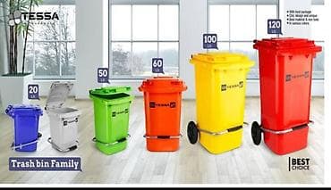 плёнка пвх: Материал: Пластик, На колесах, 120 л, Оптом — 3