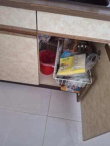 Үй жана бакча: Ашкана гарнитуру, түсү - Саргыч боз — 7