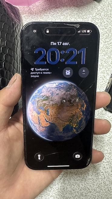 scanmatik 2 pro: IPhone 15, Б/у, 256 ГБ, Черный, Зарядное устройство, 83 % — 1