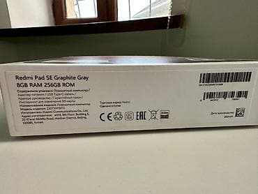 galaxy tab e: Планшет, Redmi, память 256 ГБ, 10" - 11", Wi-Fi, Б/у, Классический цвет - Серый — 4