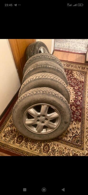 vossen diska: Колеса в сборе 205 / 70 / R 15, Зимняя шипованная, Б/у, Комплект, Литые, отверстий - 5 — 1