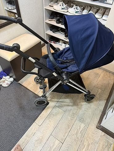 second hend: Коляска, Cybex, цвет - Голубой, Б/у — 4