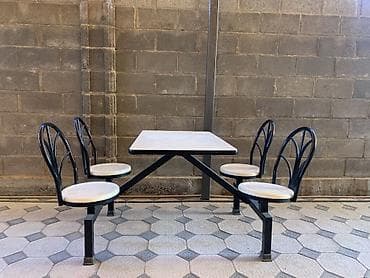 раскладной стол стул: Стол и стул для кафе, Б/у — 3