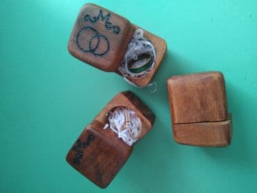 подарочный ящик из дерева: Продаю деревянные шкатулки ручной работы для украшений, колец или — 3