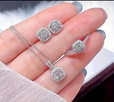 classic: Все по 490 сом Ювелирные наборы с камнями (бижутерия) Состав каждого — 5