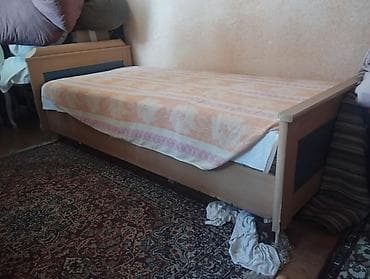 Керебеттер: Бир кишилик керебет, Колдонулган, Сактоо кутусу менен, узуну - 180 см — 2