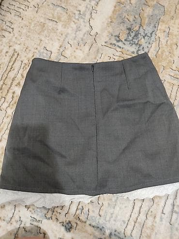 nike tech flece: Юбка, Модель юбки: Прямая, Мини, По талии, С вырезом — 3