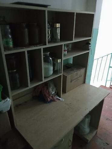 угловой стол письменный: Офисный стол, Нерегулируемый, цвет - Бежевый, Прямоугольный, ЛДСП — 3