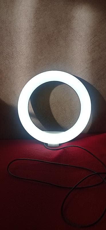 лампы для съемок: Кольцевая LED‑лампа для фото и видео - Светодиодное кольцо круглой — 1