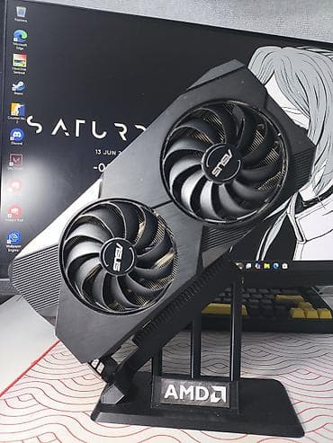 arctic mx4: Видеокарта для ПК, Б/у, Asus, GeForce RTX, 8 ГБ — 1
