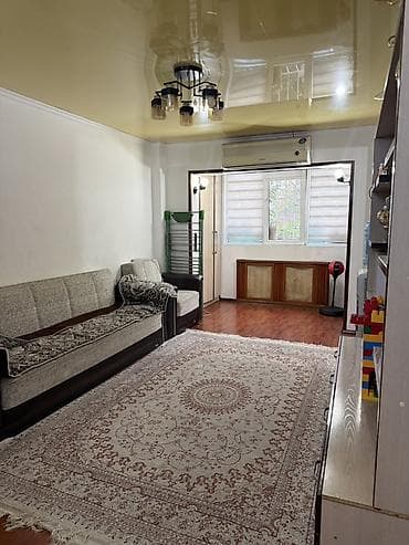 квартира центральная мечеть: 3 комнаты, 62 м², 104 серия, 2 этаж, Косметический ремонт — 7