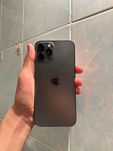 micro cd: IPhone 12 Pro Max, Б/у, Графит, 73 % — 3