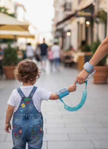 рация для детей: Детский страховочный браслет-ремешок BlissTime. - Назначение — 1