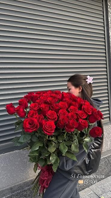 букет роза: Букеты и композиции из красных роз - Комбо на кыз узату: пышные — 1