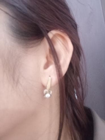 для беременных платья: Серьги, Проба 585, Женские, Новый — 1