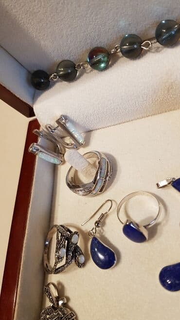 свадебные наборы ручной: Серебро!!! Комплекты серьги + кольца. Отдельно кольца и кулон — 9