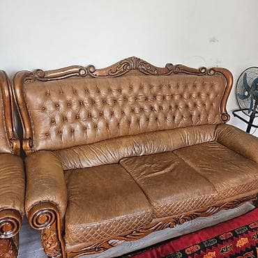 Диваны: Прямой диван, Б/у — 3