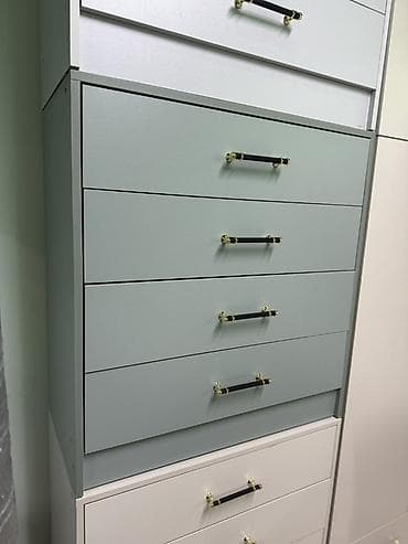 Комод для одежды, Без зеркала, цвет - Серый at lalafo.kg Комод для одежды, Без зеркала, цвет - Серый