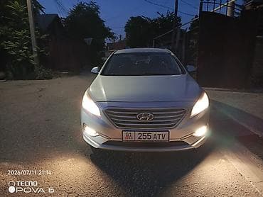 Транспорт: Hyundai Sonata: 2016 г., 2 л, Автомат, Газ, Седан — 3