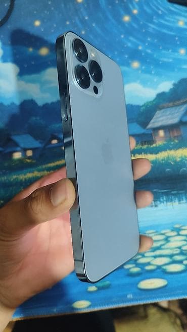 iphone 13 pro max новый: IPhone 13 Pro Max, Б/у, 512 ГБ, Синий, Защитное стекло, Зарядное устройство, Кабель, 87 % — 4