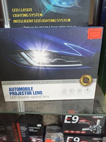 купить лазерное оборудование: Мощные и качественные линзы с лазером AES Bi-LED DOUBLE. Гарантия — 1