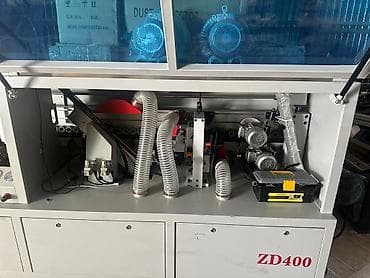 Өндүрүш үчүн жабдуулар: Кромкооблицовочный станок для более больших цехов . Имеет в себе 5 — 4