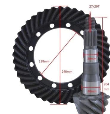 пуди 80: Главный пара заднего и передного редуктора для Tойота Ленд крузер 70 — 3