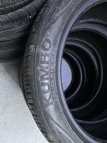 diski kg: Шины 225 / 45 / R 18, Лето, Б/у, Комплект, Легковые, Корея, Kumho — 4