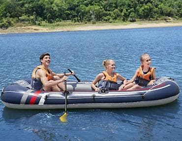 саб борды: Лодка Bestway "Treck X3" надувная трехместная 307х126х39см, до 270 кг — 4