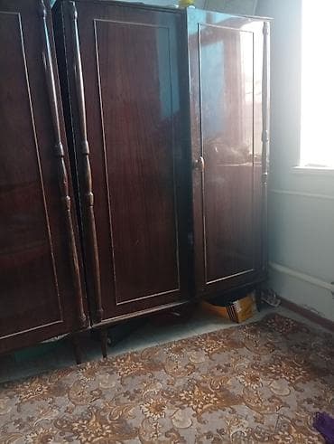 Буфеты: Шифоньер, шкаф для одежды, Прямой, Дерево — 2