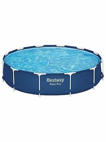 Спорт и отдых: 366/76см. Bestway 56706 BW Каркасный бассейн Steel Pro, 6473л — 7