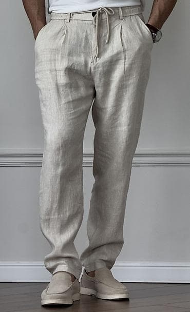 Рубашки: Мужские льняные брюки, размер: L-XL, бренд FIN (www.finwear.com). - — 2