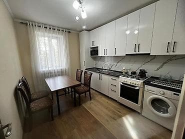 квартиры в районе асанбай: 2 комнаты, 52 м², Элитка, 4 этаж, Евроремонт — 1